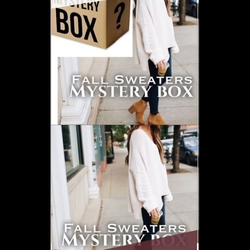 4 Sweaters Mystery Box just $60